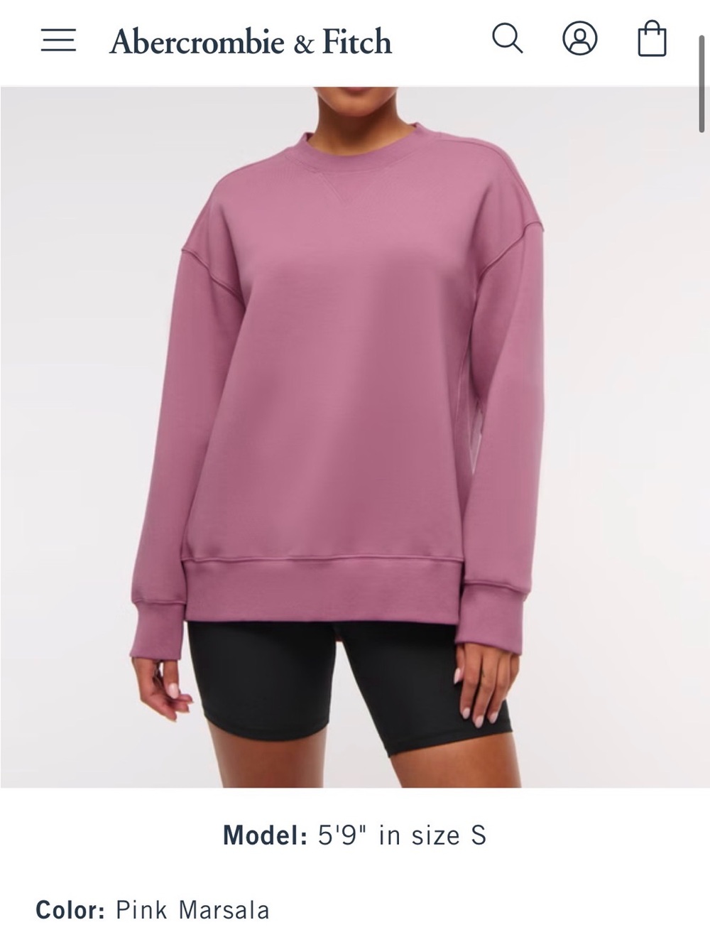 Abercrombie & Fitch Women’s Sweatshirt NWT